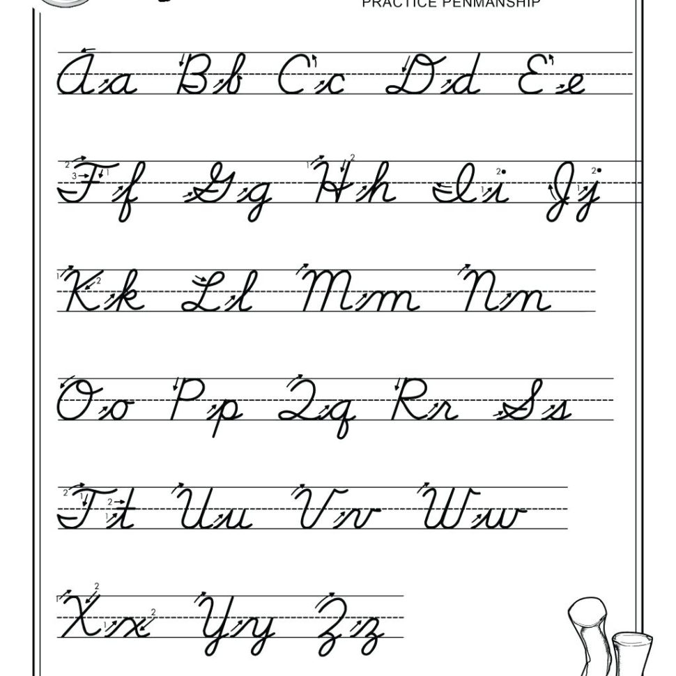The Alphabet In Cursive – Jodiemossclub