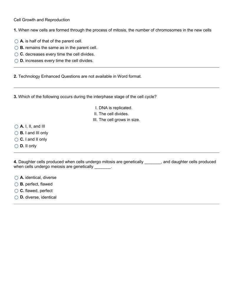 The Amoeba Sisters The Cell Cycle And Cancer Video Worksheet