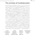 The Articles Of Confederation Word Search  Word