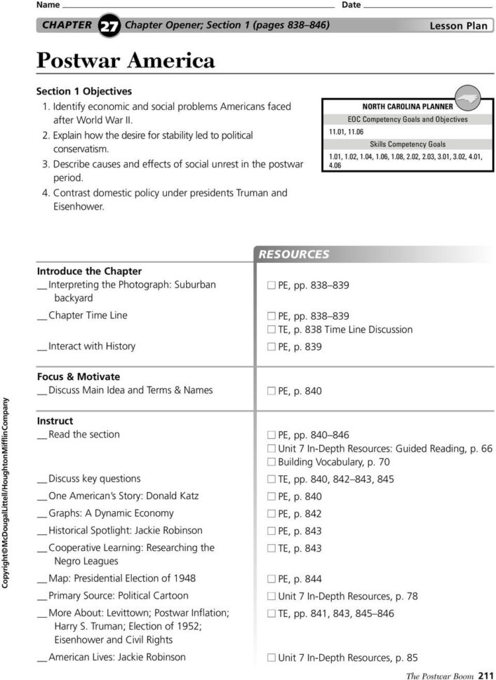 The Home Front Resources Chapter Section 4 Pages  Lesson