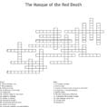 The Masque Of The Red Death Crossword  Word