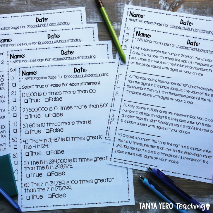 Rti Math Intervention Worksheets