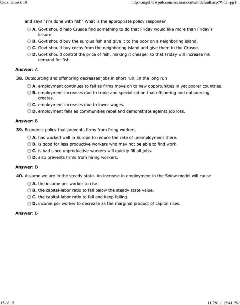 The Other Side Of Outsourcing Worksheet Answer Key