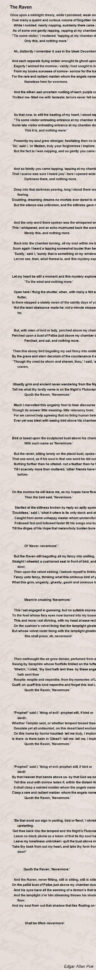 The Raven Poemedgar Allan Poe  Poem Hunter Comments Page 2