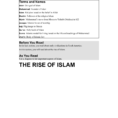 The Rise Of Islam  Norwell Public Schools