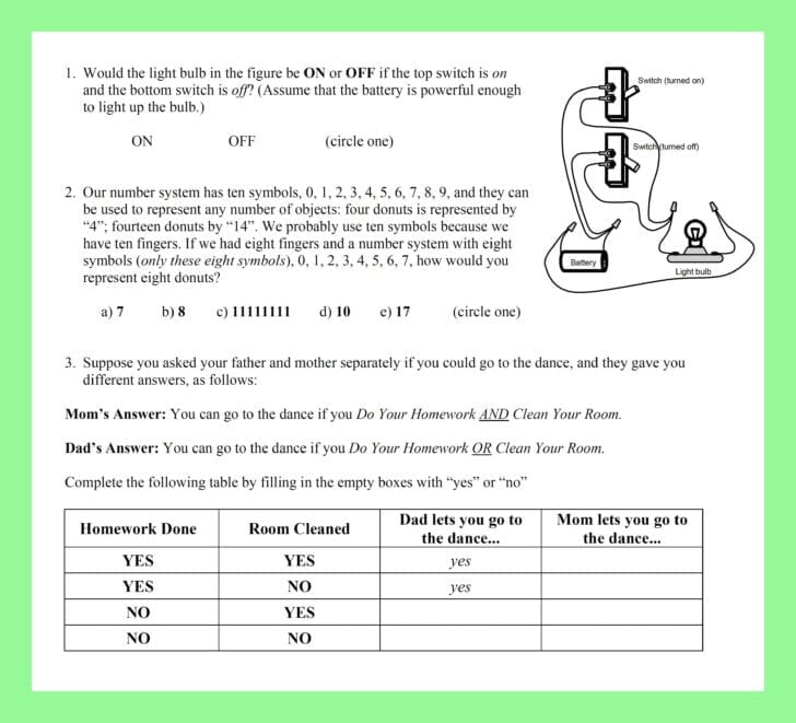 Teacher Answer Keys And The Worksheets