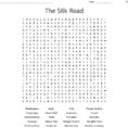 The Silk Road Crossword  Word