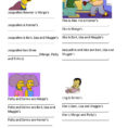 The Simpsons' Family Tree  English Esl Worksheets