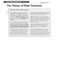 The Theory Of Plate Tectonics C4L3 Key Concept Review Reinforce