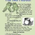 The Two Frogs Readinomprehension  Esl Worksheet