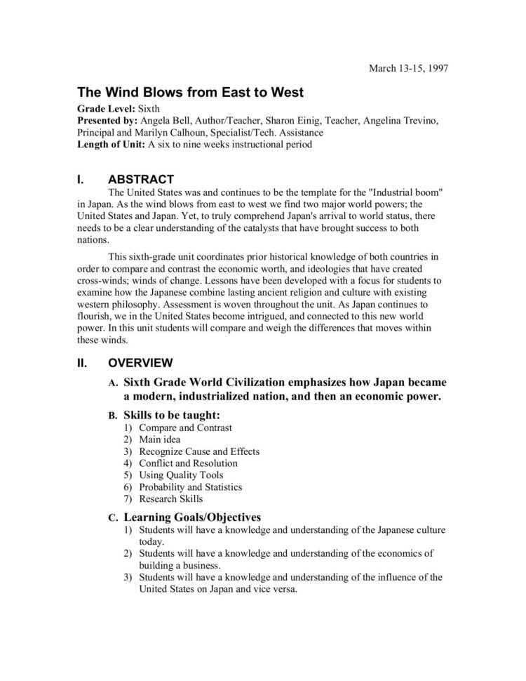 The Wind Blows From East To West  Core Knowledge