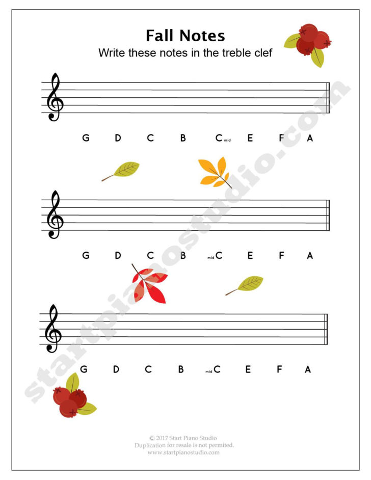 Piano Theory Worksheets — db-excel.com