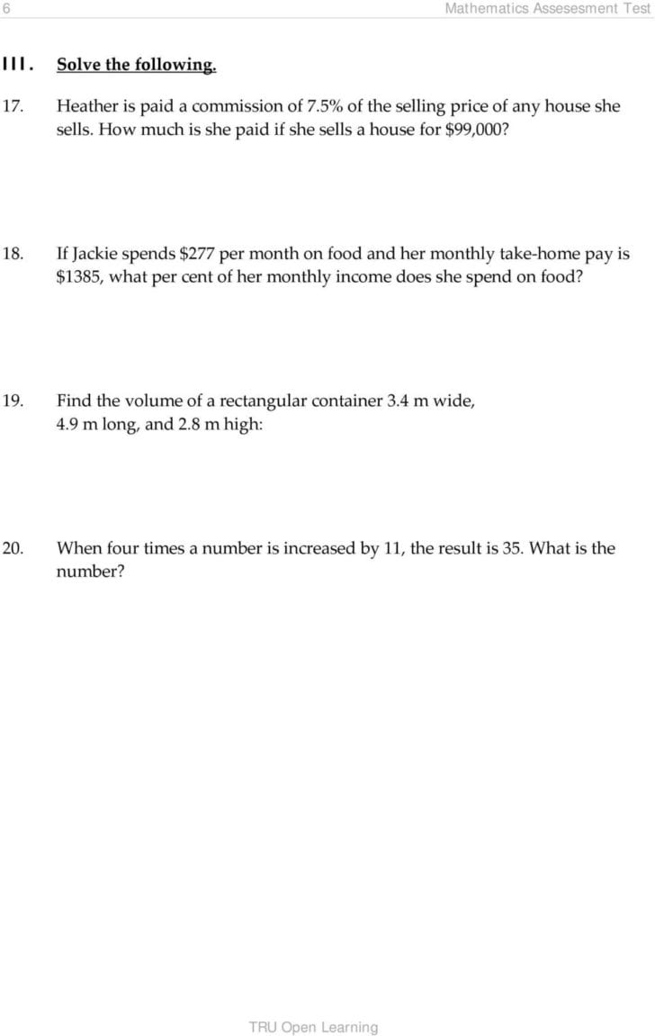 Literal Equations Worksheet 1 Answer Key