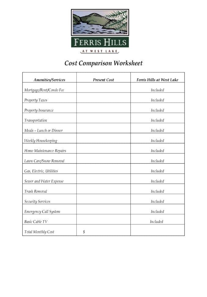Thompson Senior Living  Ferris Hills  Living Here