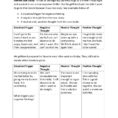 Thought Stopping Worksheet Math Worksheets For Grade 1