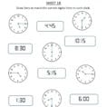 Time Worksheets For Grade 2 – Lassosheetco