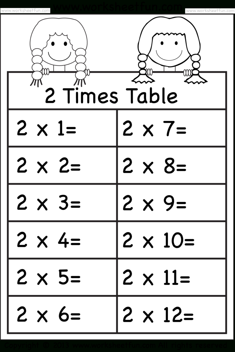 3 Times Table Worksheet — db-excel.com