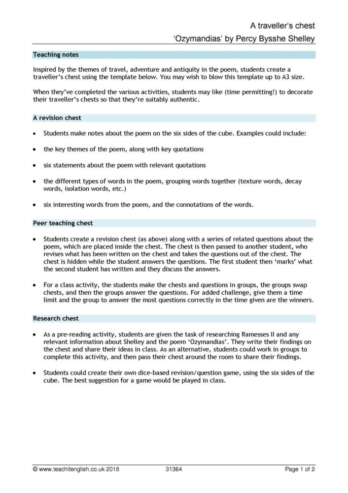 To His Coy Mistress Worksheet Answers