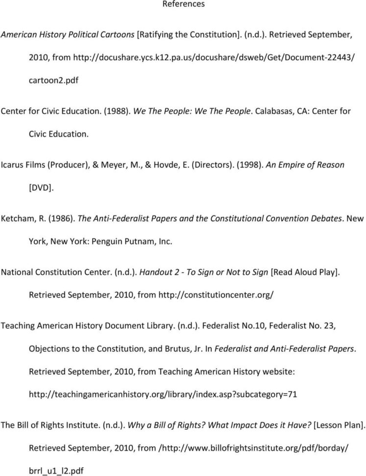 To Ratify Or Not To Ratify Federalists V Antifederalists