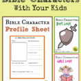 Tools For Studying Bible Characters With Your Kids