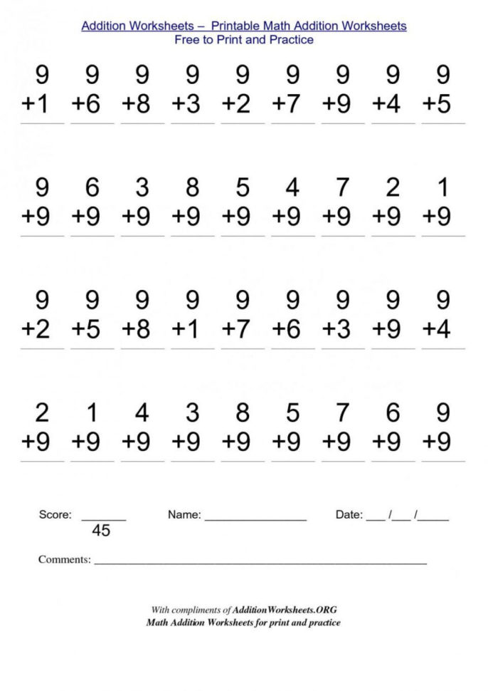 Touch Math Worksheets 1St Grade  Printable Worksheet Page For