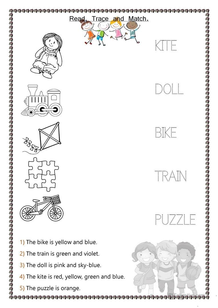 Toys  Kids  English Esl Worksheets
