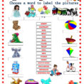 Toys Vocabulary  Interactive Worksheet