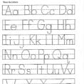 Trace Letter Worksheets Free Reading And Phonics Pre Math