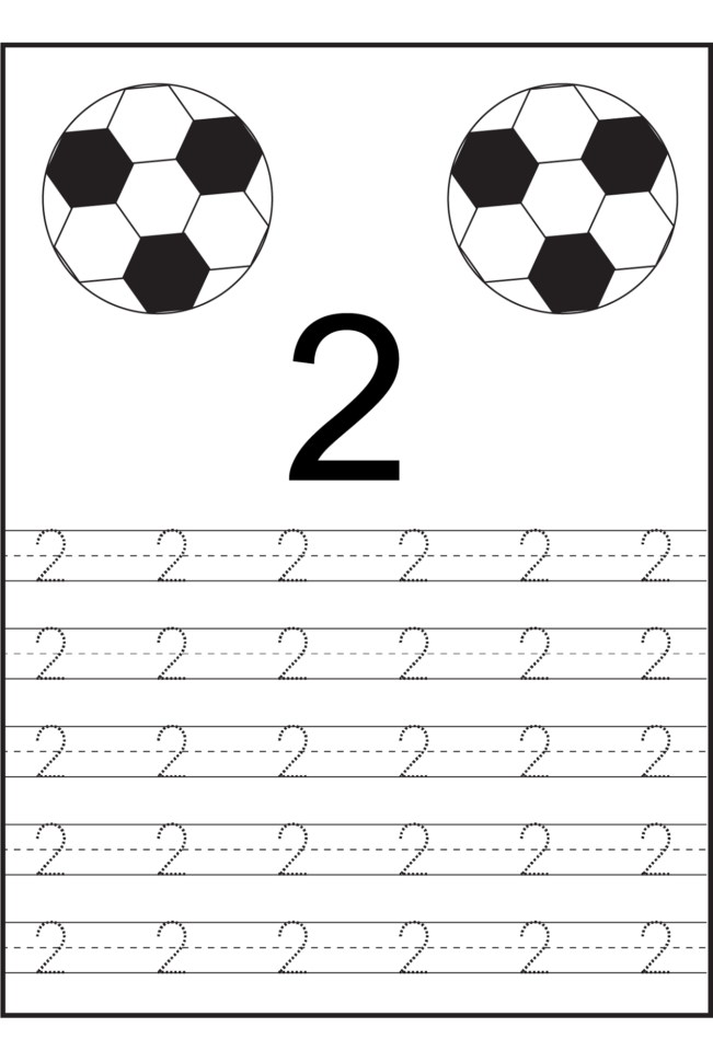 Trace Number 2 Worksheets  Activity Shelter