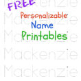 Trace Your Name Worksheets – Fiestaprintco