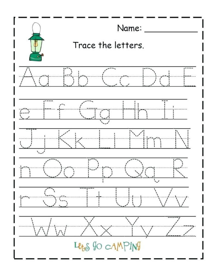 Tracing Letter Worksheets Free Printable Not Only Alphabet