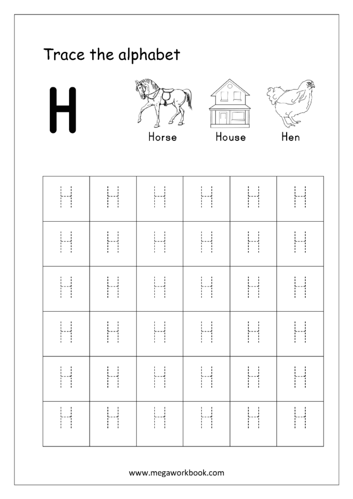 Tracing Letters  Alphabet Tracing  Capital Letters  Free