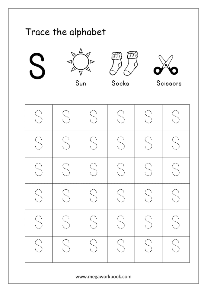 Tracing Letters  Alphabet Tracing  Capital Letters  Free