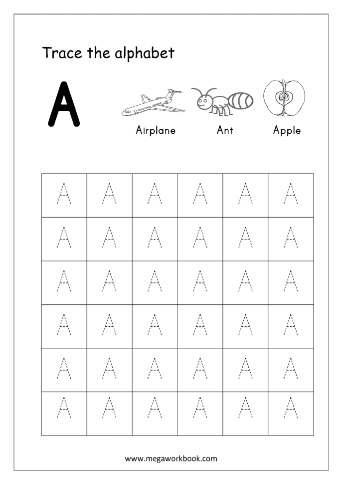 Tracing Letters  Alphabet Tracing  Capital Letters  Free