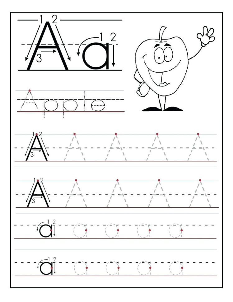 Tracing Letters And Numbers Worksheet – Brandonmcferrenclub