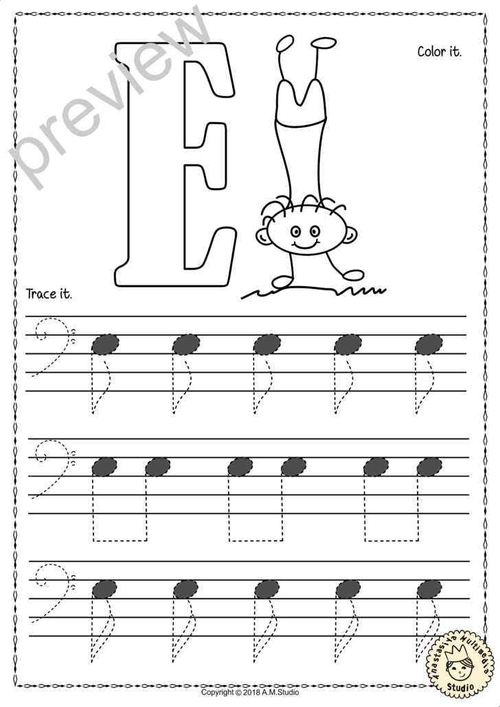Music Worksheets For Kids