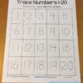 Tracing Numbers 120 Worksheets Blog Post  A Wellspring Of