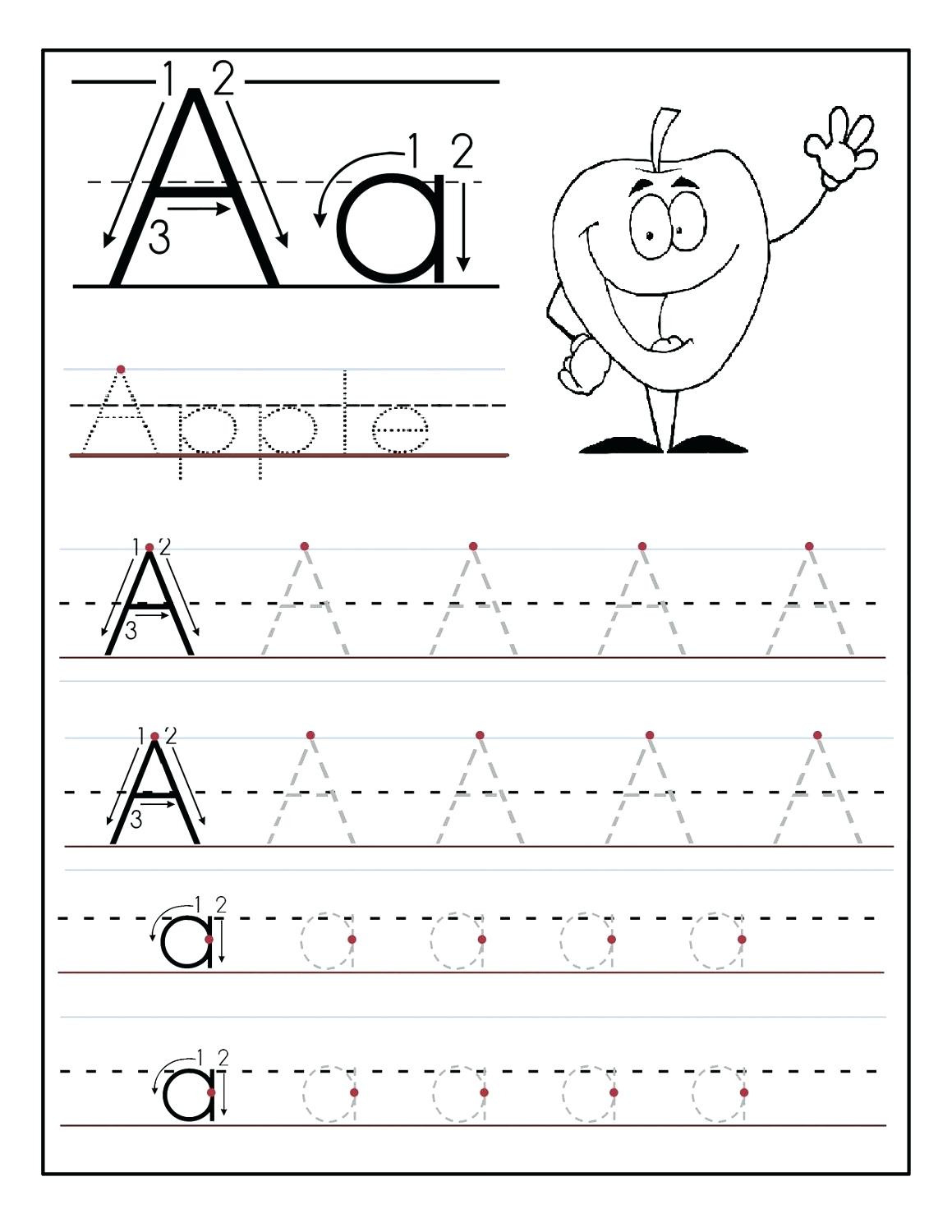 Tracing The Alphabet Printable Cartofix Club Worksheets