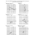 Transformation Math Worksheets Quadratic Worksheet