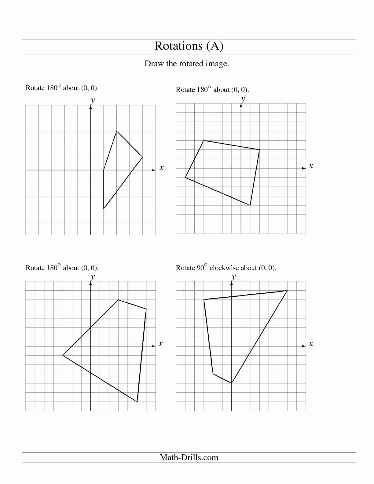 Transformations Geometry Worksheet Awesome Maths Translation