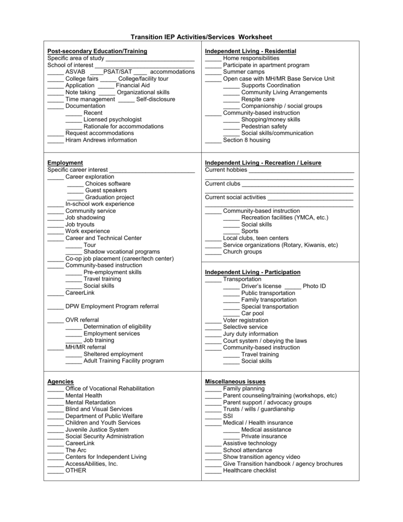 special-education-worksheets