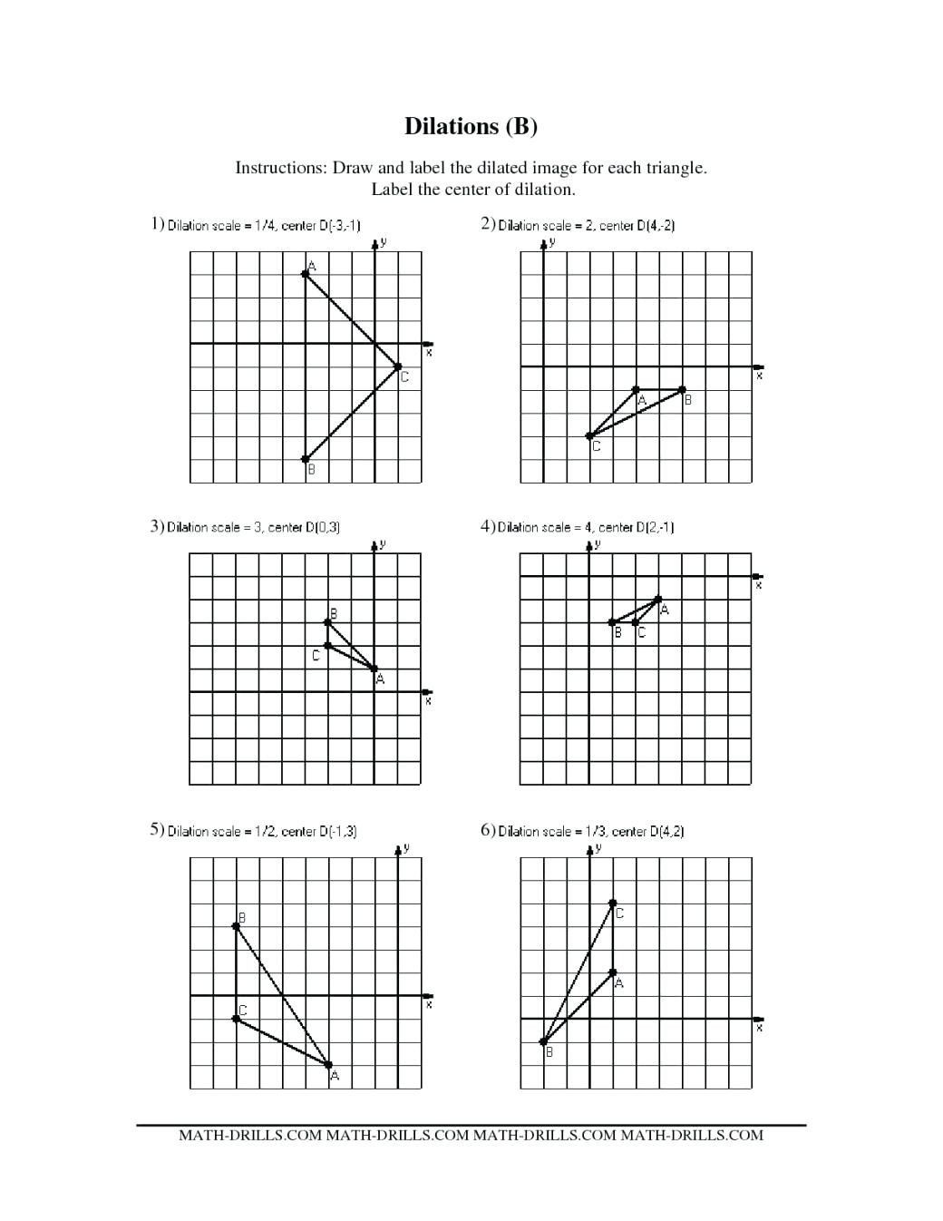 tessellation rotation reflection translation worksheet