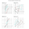 Translations Math Worksheets Worksheet Page 1 The Two Step