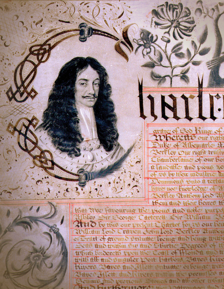 Treasures Of Carolina The Carolina Charter Of 1663