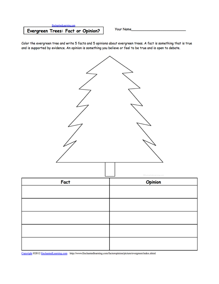 Trees At Enchantedlearning