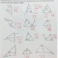 Triangle Sum And Exterior Angle Theorem Worksheet Long