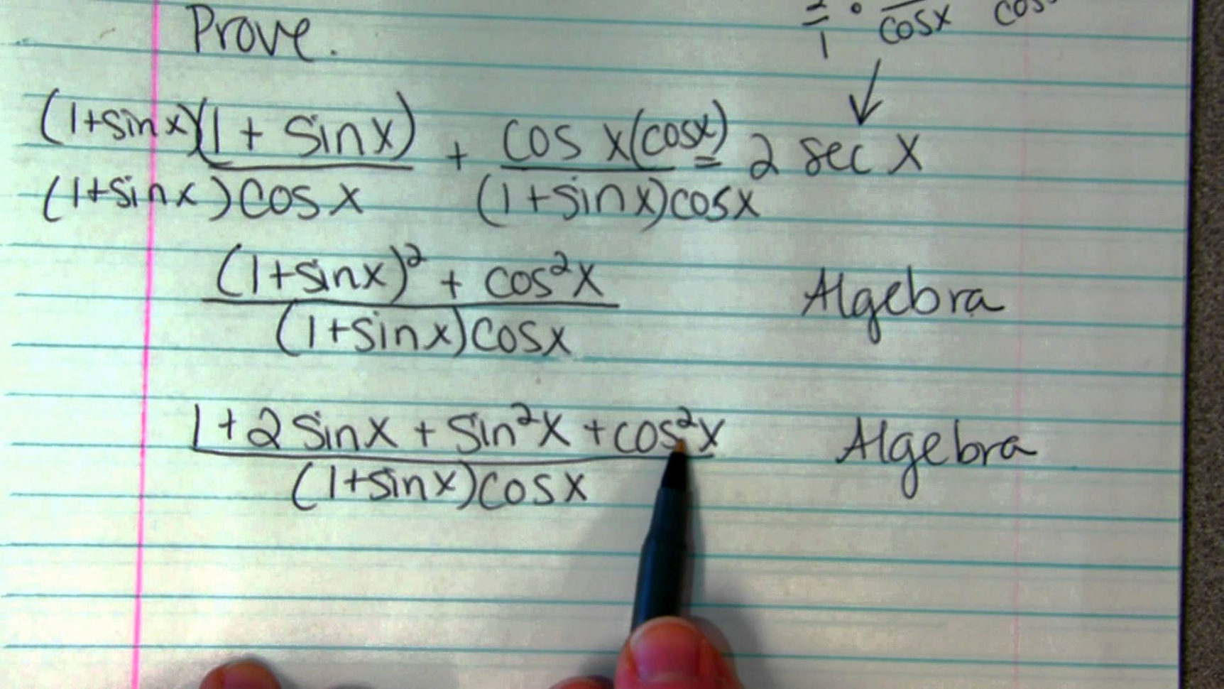 Trigonometric Identity  New Proving Trig Identities