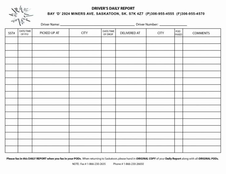 2020 Truck Driver Tax Deductions Worksheet