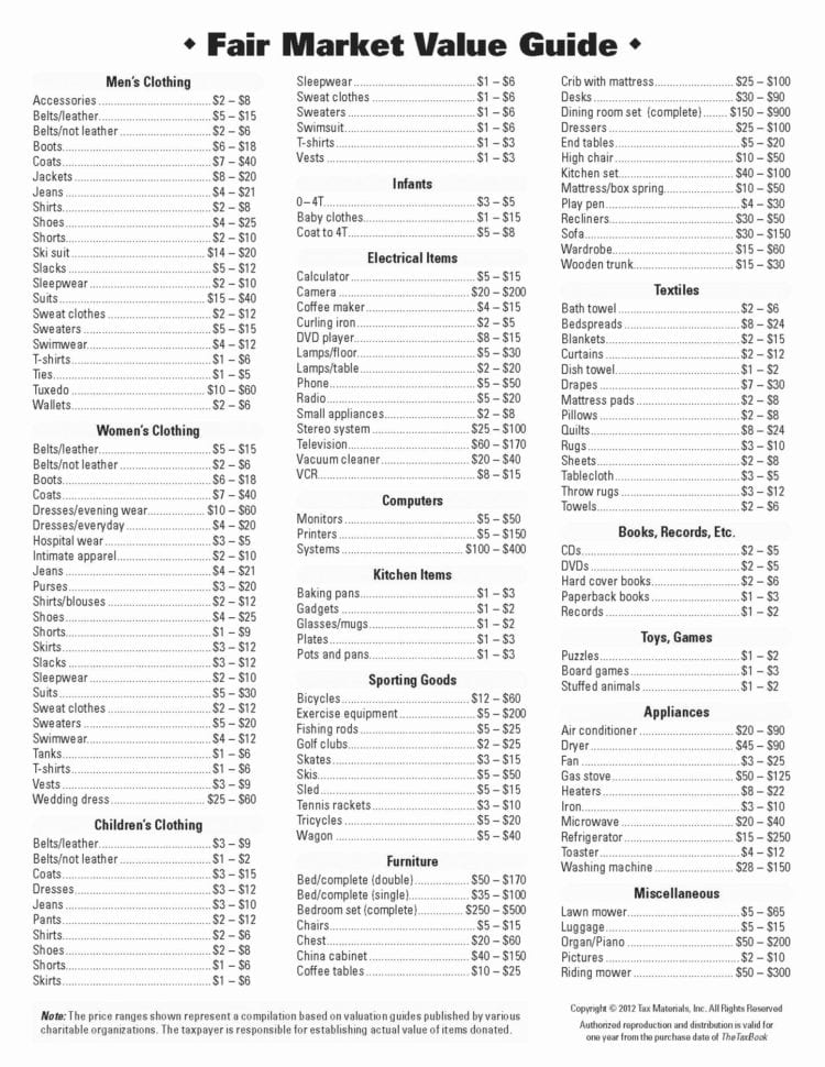 Truck Driver Tax Deductions Worksheet