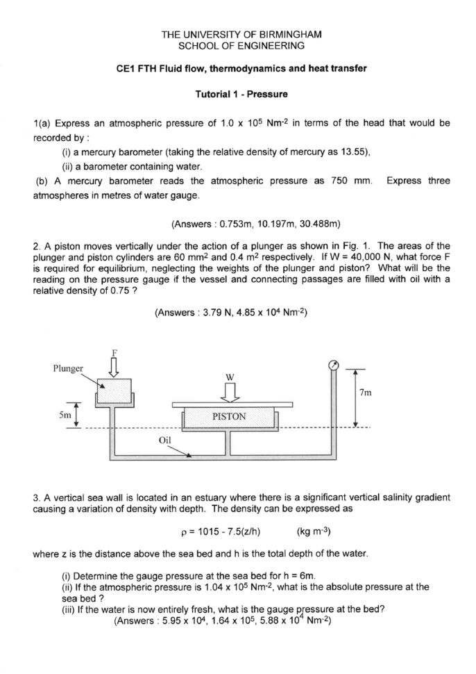Tutorial Work  13 Questions And Solutions  04 21831